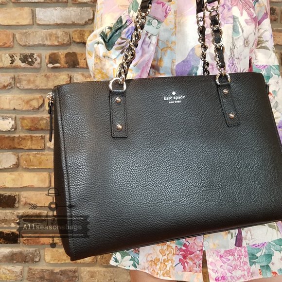 Kate Spade Andee Cobble Hill Shoulder Tote Black Handbag Christmas ❗️ SALE ❗️ - Picture 5 of 9